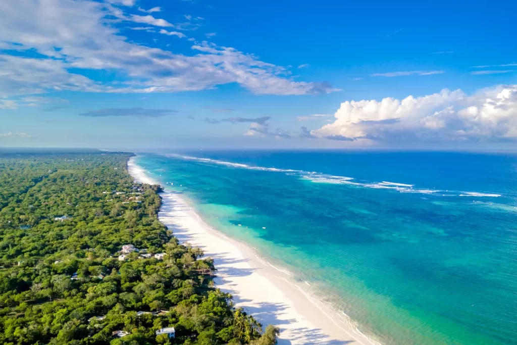 Diani coastline training landscape