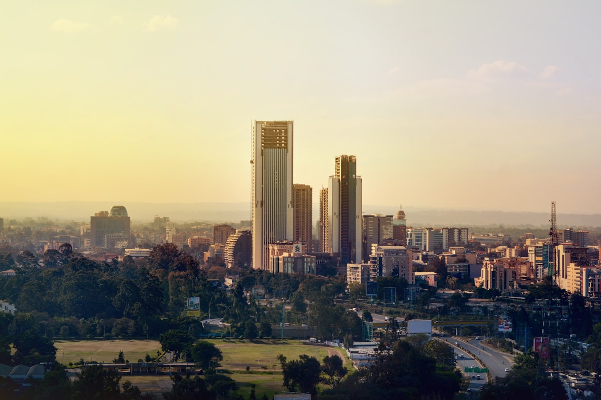 Nairobi city skyline training hub