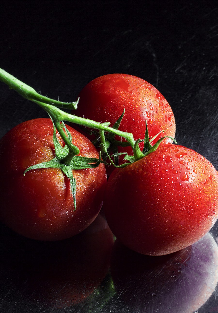Tomato crop ready for market